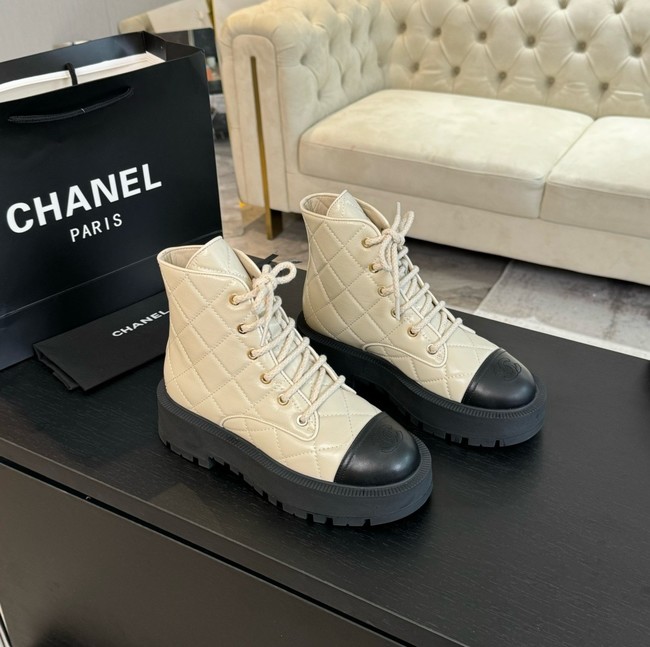 Chanel WOMENS SHORT BOOTS 55754-3