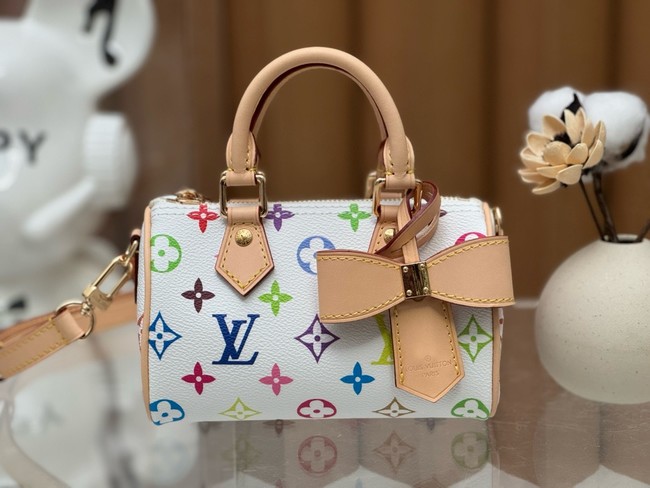 Louis Vuitton NEW LV x TM Nano Speedy M13391 white