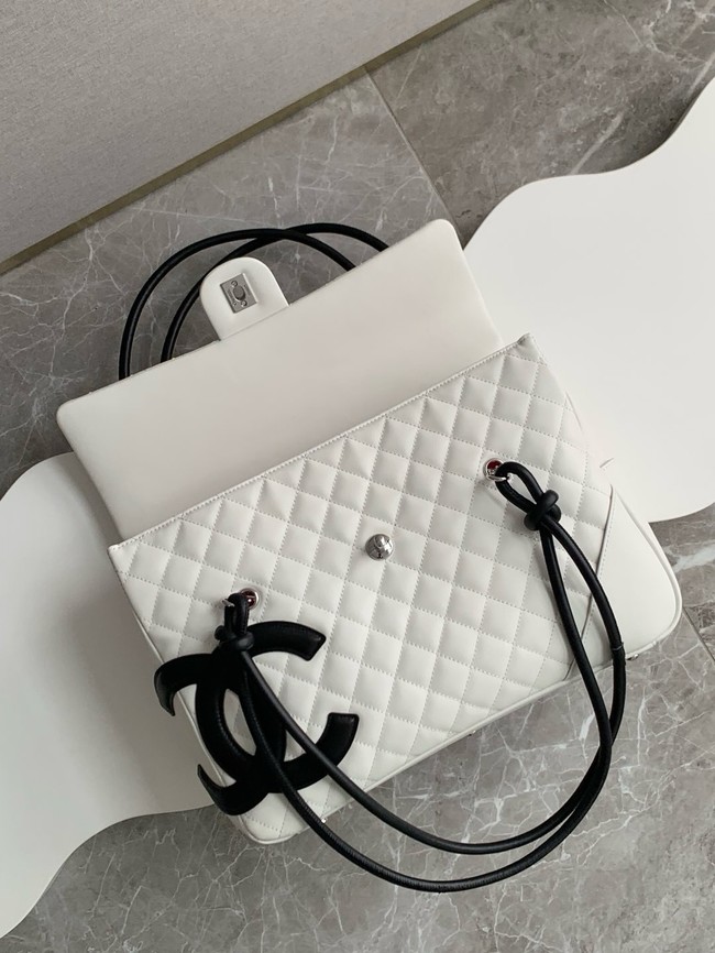 Chanel TOP HANDLE BAG AS6338 white