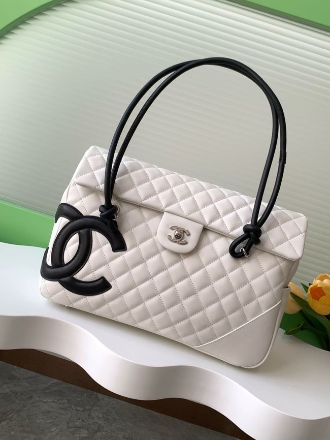 Chanel TOP HANDLE BAG AS6338 white