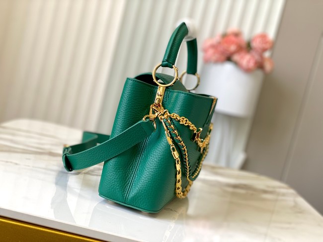 Louis Vuitton Capucines BB M12345 green