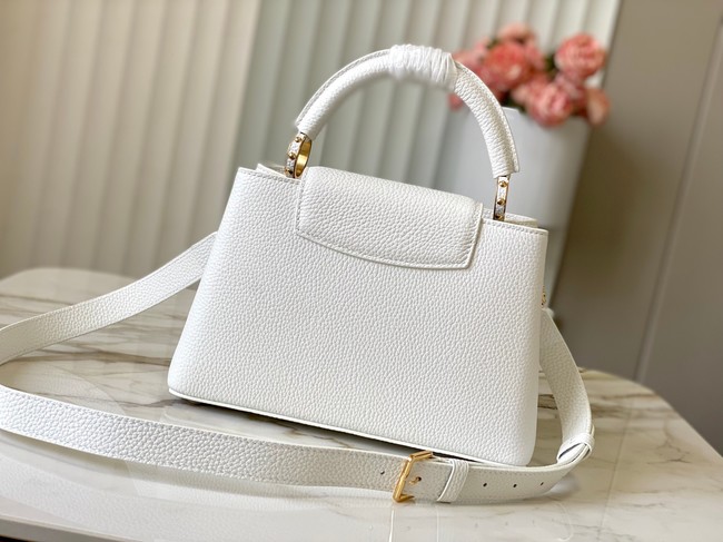 Louis Vuitton Capucines BB M12345 white