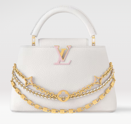 Louis Vuitton Capucines BB M12345 white