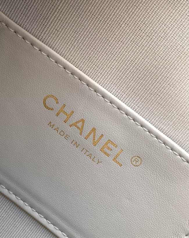 Chanel SUEDE HOBO BAG AS5311 WHITE