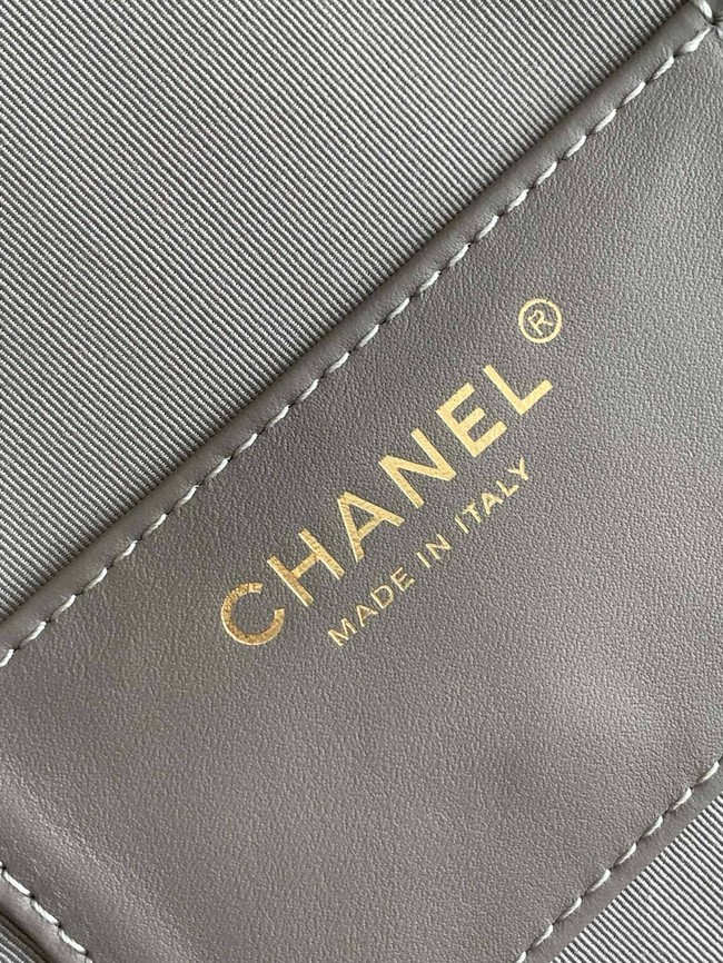 Chanel SUEDE HOBO BAG AS5311 DARK GRAY