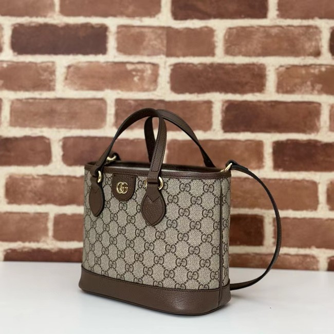 GUCCI OPHIDIA MINI TOTE BAG 811716 Brown