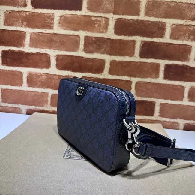 Gucci OPHIDIA SMALL CROSSBODY BAG 699439 Blue and black