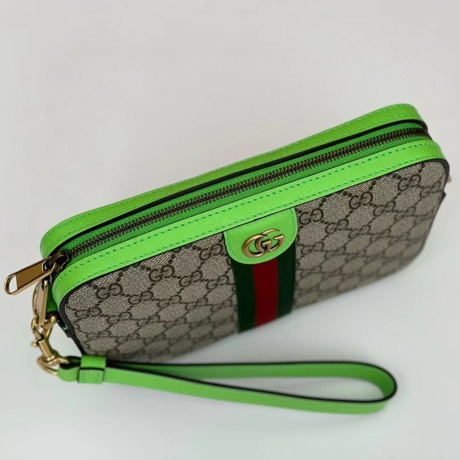 Gucci OPHIDIA SMALL CROSSBODY BAG 699439 Bright green