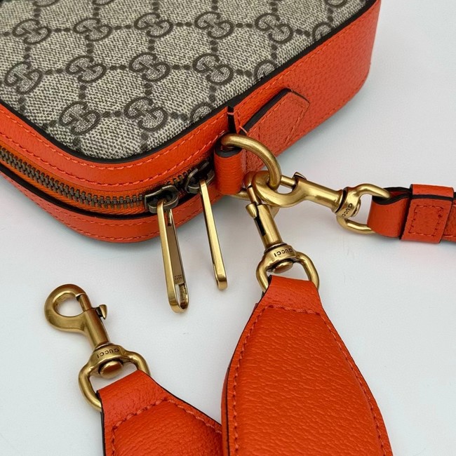 Gucci OPHIDIA SMALL CROSSBODY BAG 699439 Bright orange