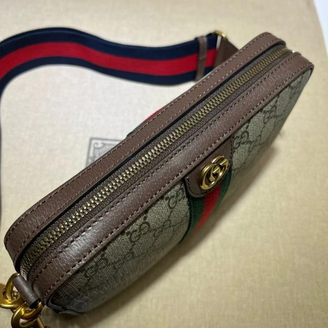 Gucci OPHIDIA SMALL CROSSBODY BAG 699439 Brown