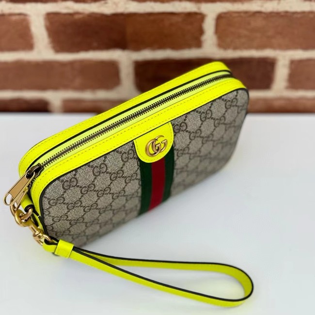 Gucci OPHIDIA SMALL CROSSBODY BAG 699439 Fluorescent yellow