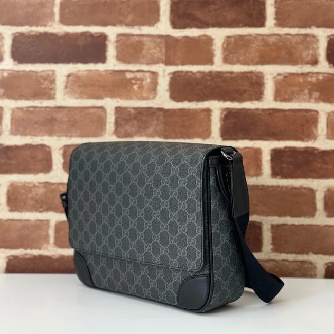 Gucci GG EMBLEM MEDIUM CROSSBODY BAG 821154 black