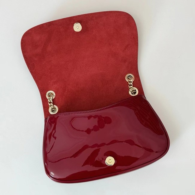 GUCCI BLONDIE SMALL SHOULDER BAG 815715 Rosso Ancora red