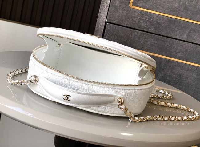 CHANEL LONG VANITY WITH CHAIN AP425C WHITE