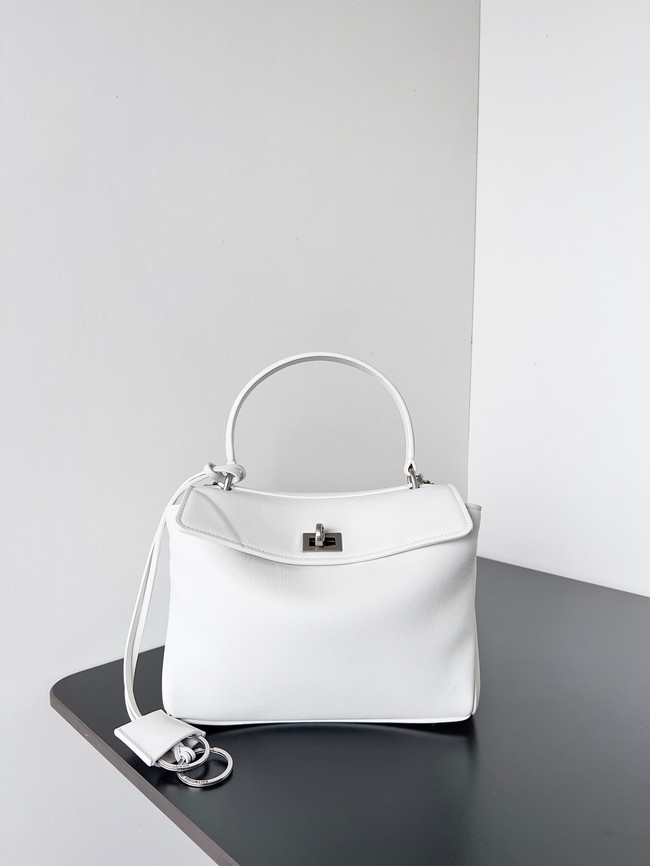 Balenciaga Rodeo Handbag smooth calfskin 795457 white