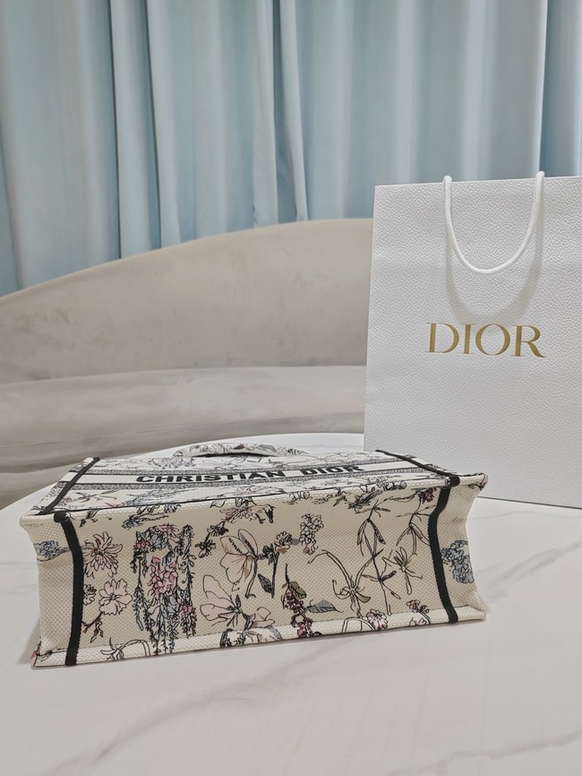Medium Dior Book Tote Dior Pivoine Embroidery M1296ZEXH-1