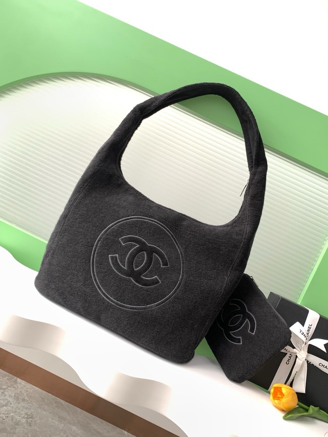 CHANEL Shopping Bag A7566 Black