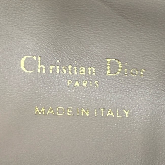 Dior Jolie Top Handle Mini Bag Cannage Lambskin S3123UN Beige