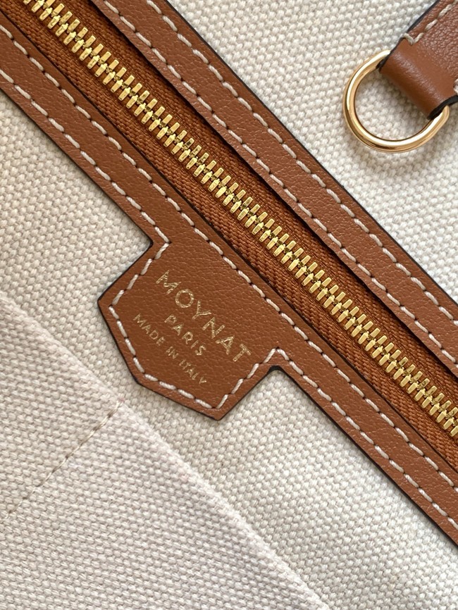 Goyard Calfskin Leather Tote Bag GM 3365 black&brown