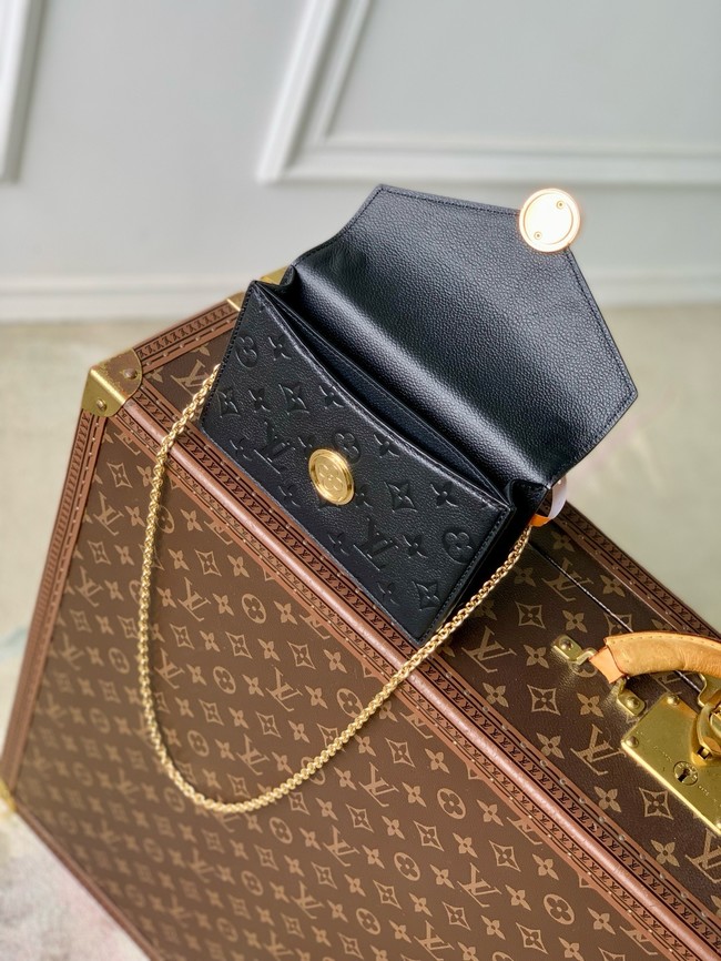 Louis Vuitton Wallet On Chain Rosy M25814 BLACK