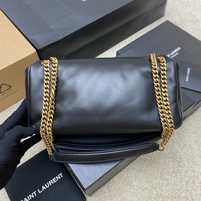 Saint Laurent CALYPSO small in plunged lambskin 734153 black