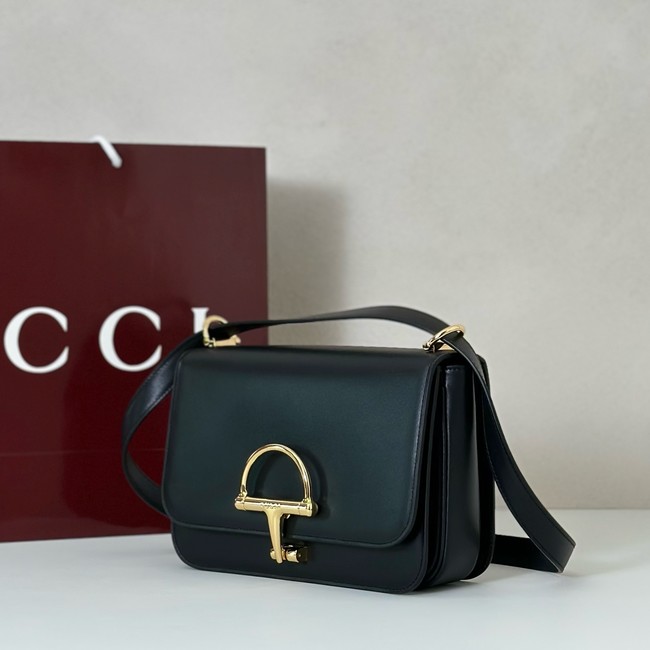 Gucci Siena small shoulder bag 846705 black
