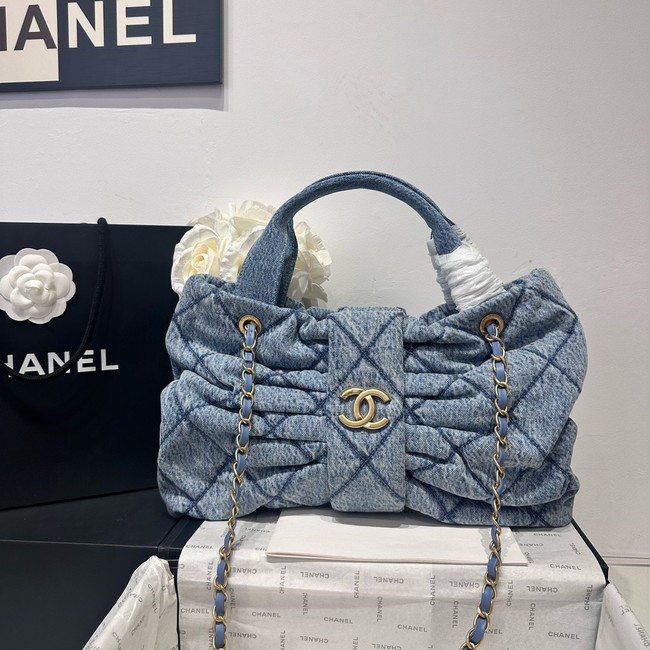 Chanel Denim Bow bag AS5851 blue