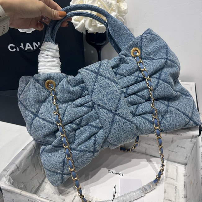 Chanel Denim Bow bag AS5851 blue