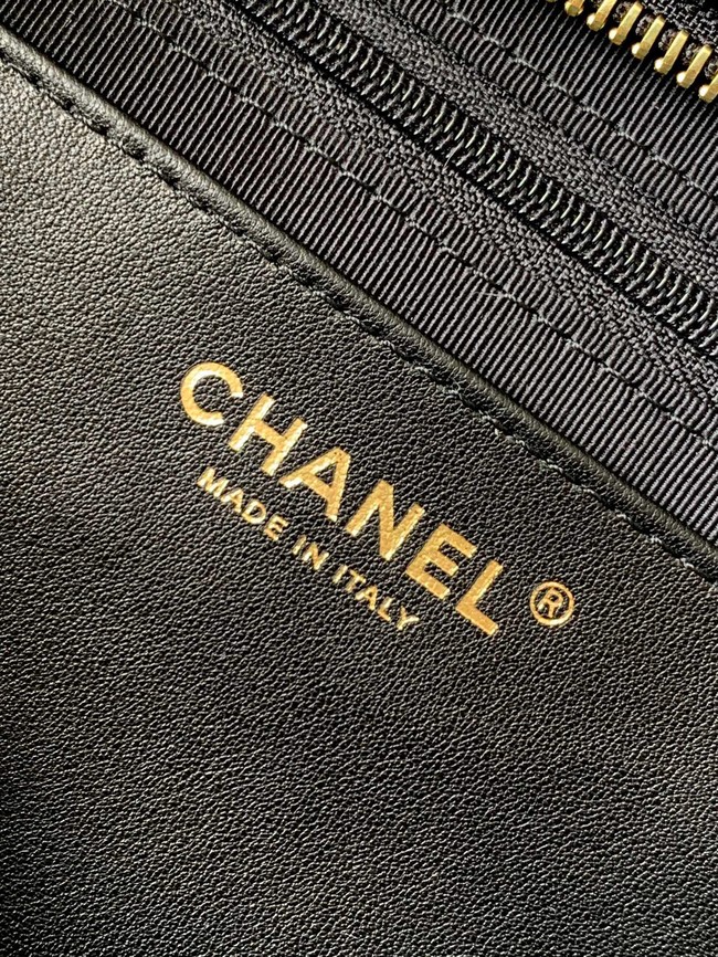 Chanel Shiny Lambskin Bow bag AS5851 black