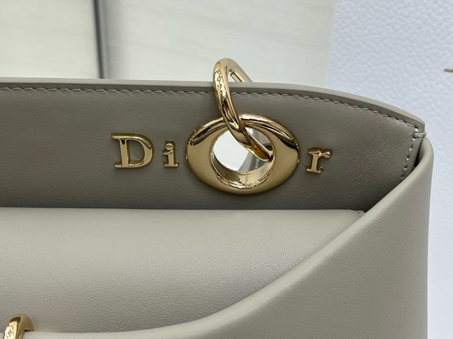 Dior Calfskin Tote Bag 6598 gray