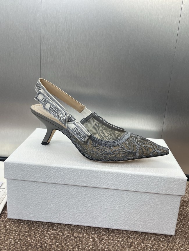 JAdior Slingback Pump Cotton Embroidered KCV367DLN-3