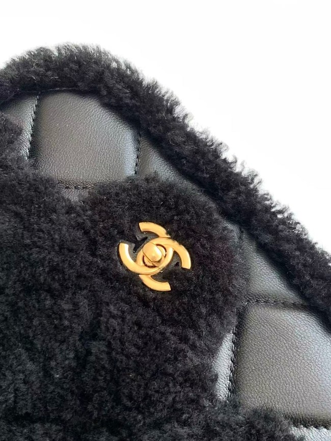 CHANEL mini Shoulder Bag Lambskin AS5148 black