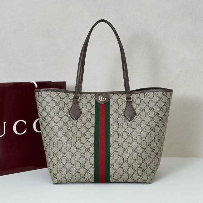 Gucci Ophidia large tote bag 836829 dark brown