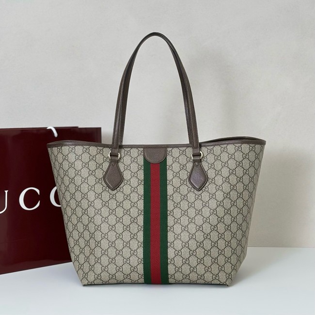 Gucci Ophidia large tote bag 836829 dark brown