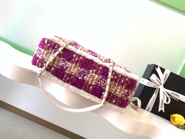 CHANEL Shopping Bag AS5688 white&Purple