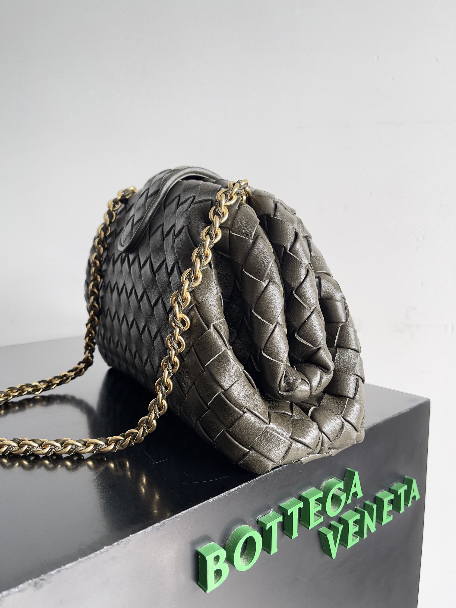 Bottega Veneta Lauren 1980 785807 Khaki Green