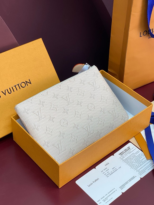 Louis Vuitton NEW Key Pouch M M27109 Apricot