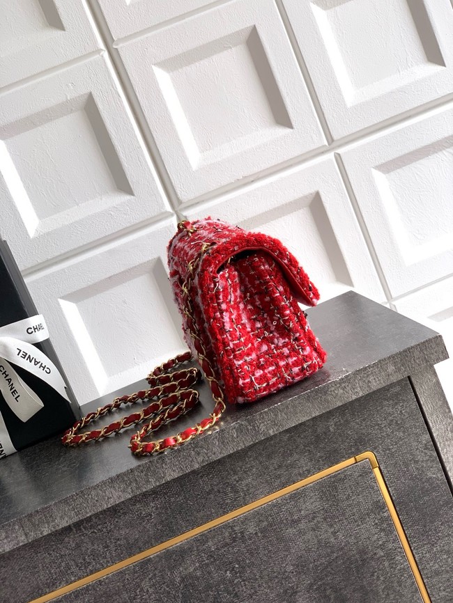 Chanel Mini Classic Handbag A69900 red