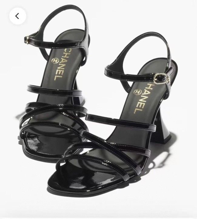 Chanel Sandals Patent Calfskin 95mm G46901-2