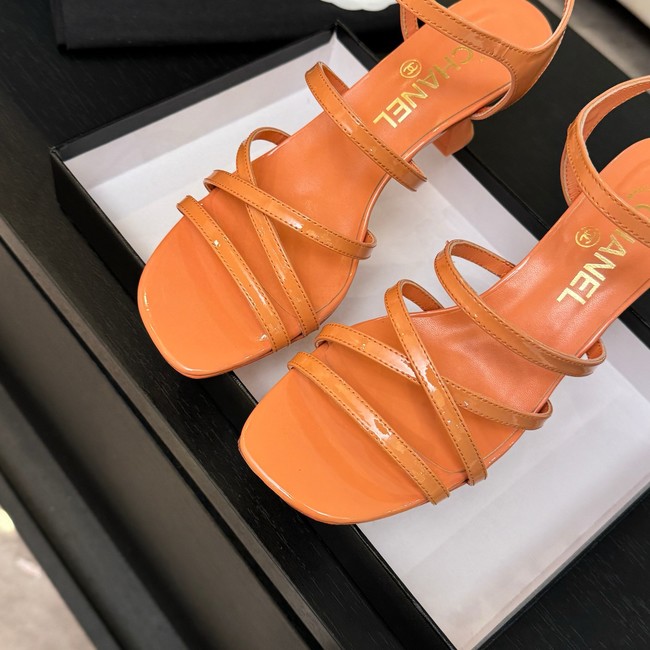 Chanel Sandals Patent Calfskin G46902-3