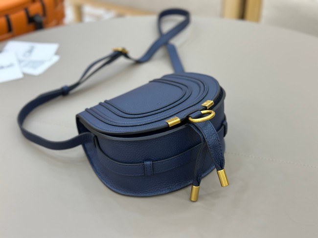 Chloe MARCIE small saddle bag 31053 dakr blue