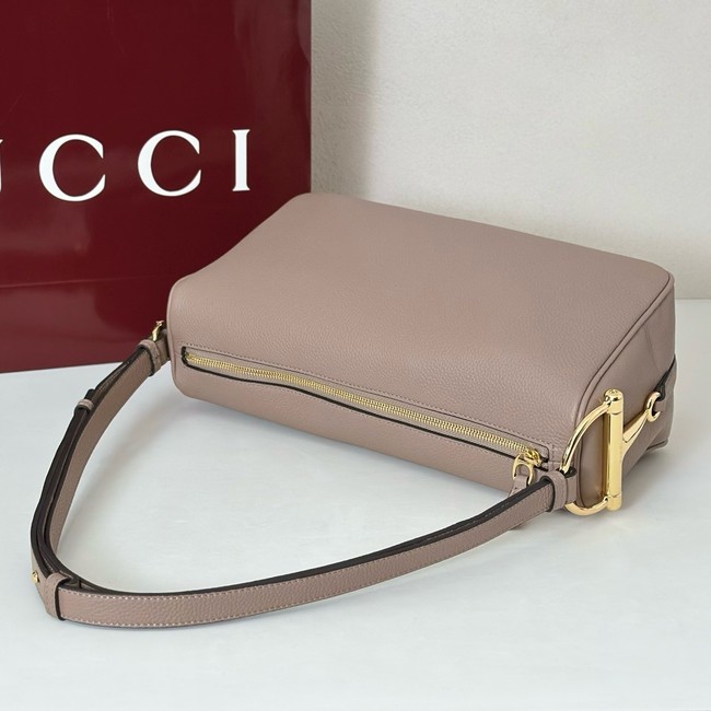 Gucci Half Horsebit medium shoulder bag 860787 gray