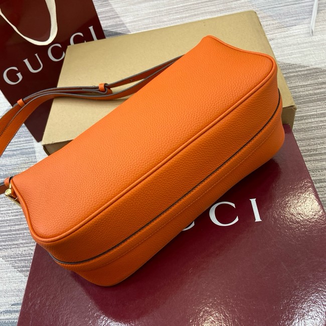Gucci Half Horsebit medium shoulder bag 860787 orange
