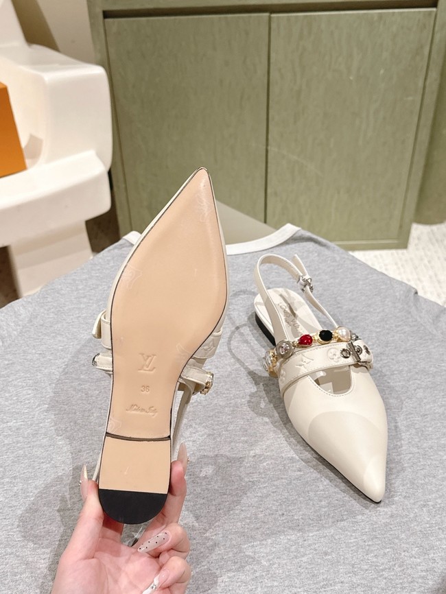 Louis Vuitton LV Vibe Slingback Flat Ballerina 1AHNAN-1