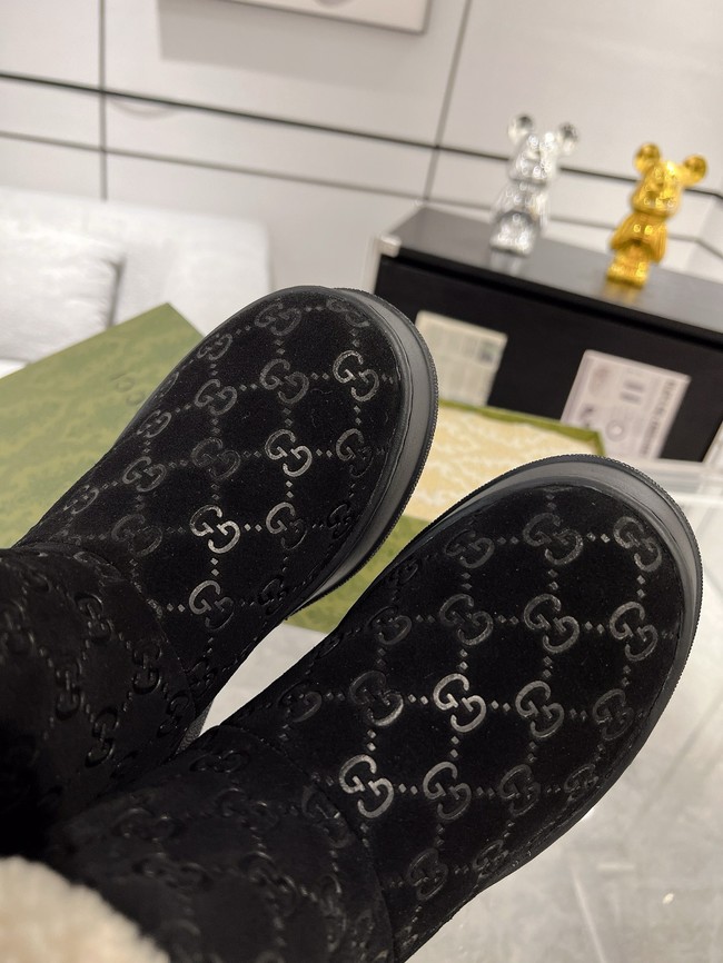 Gucci Womens boot with merino wool lining 857912-2