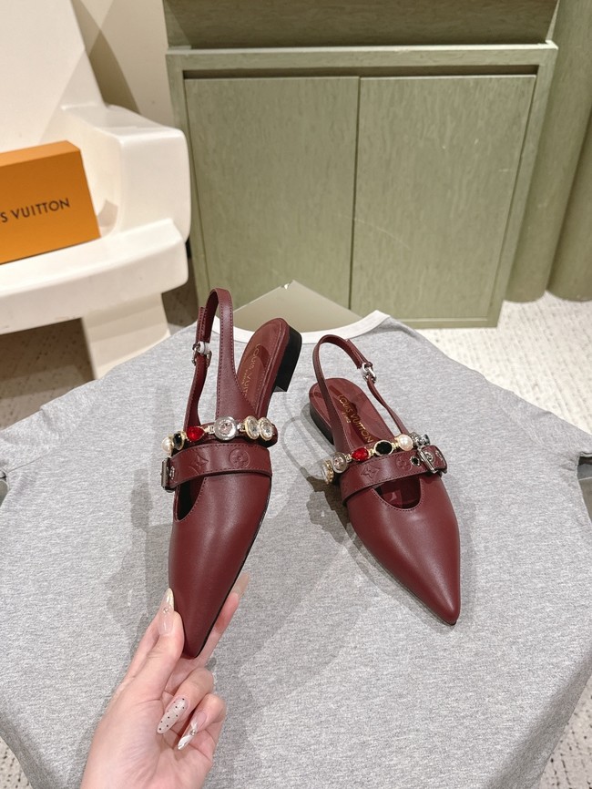 Louis Vuitton LV Vibe Slingback Flat Ballerina 1AHNAN-3