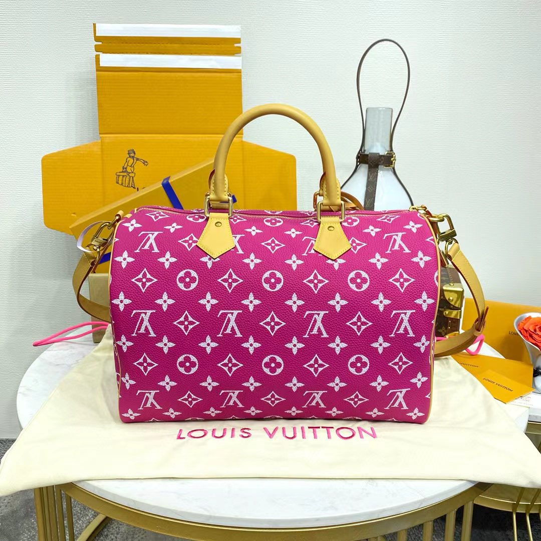 Louis Vuitton Speedy P9 Bandouliere 40 M11564 Pink-Purple