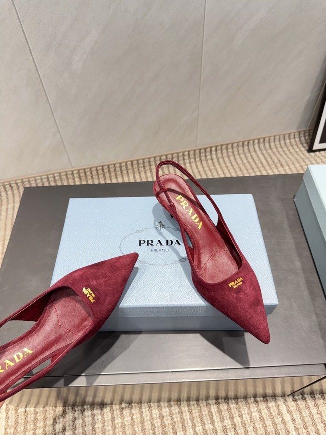 Prada leather slingback pumps 1I901M-3