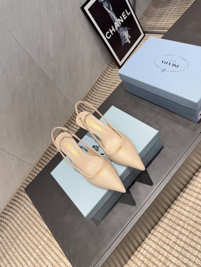 Prada leather slingback pumps 1I901M-5