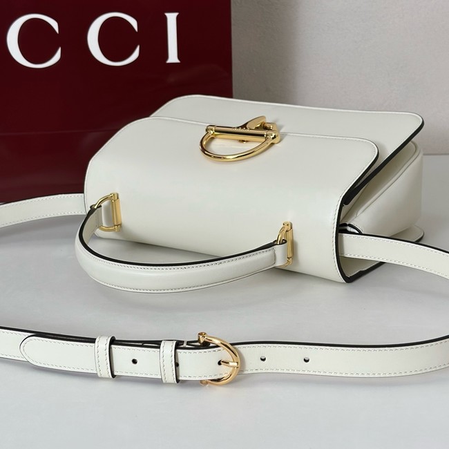 Gucci Siena medium top handle bag 855535 white